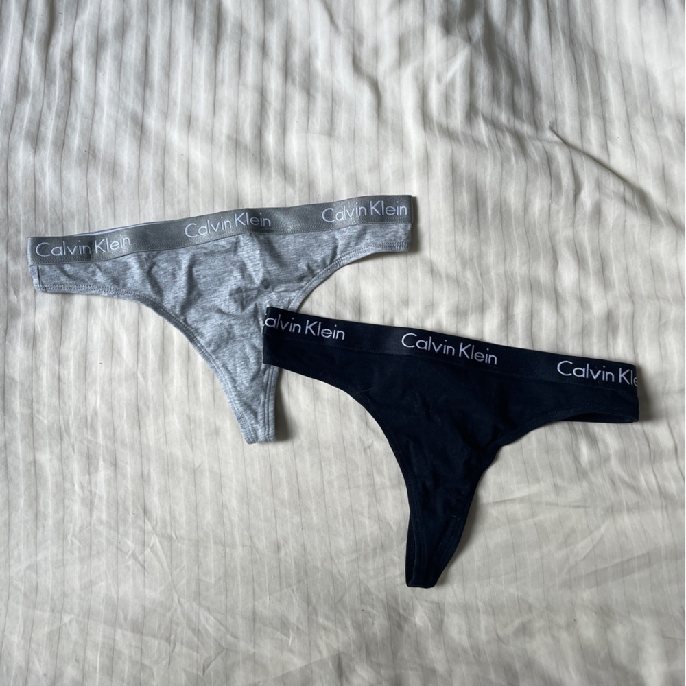 Calvin Klein Black and Gray Underwear Set